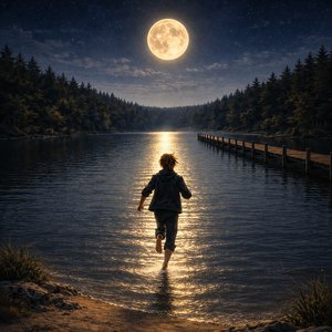 Лунная тропа по воде
